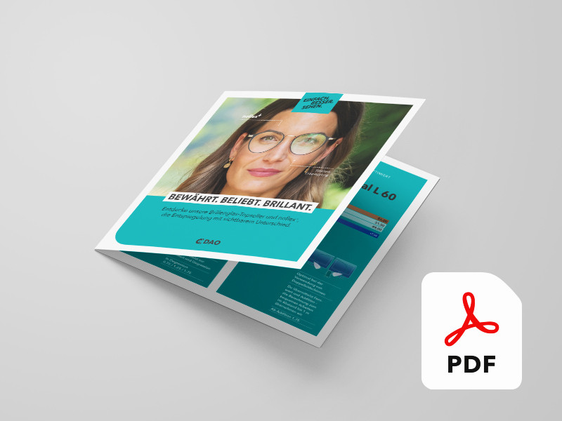 PDF Broschüre Topseller Brillenglas