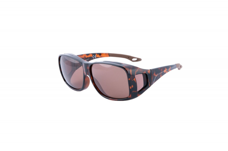 Cover & Protect, Überbrille, Oversize, Havanna/Braun, 1 Stück