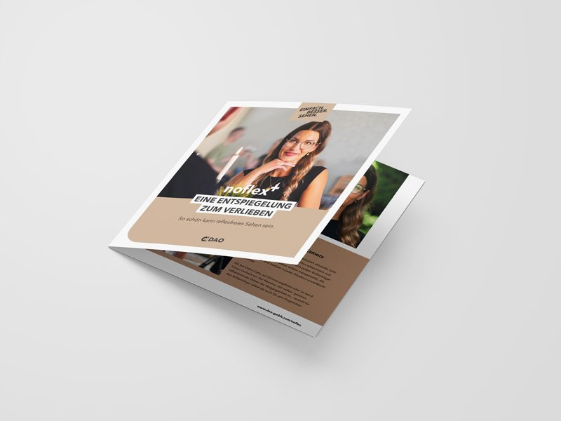 noflex+ Broschüre für Augenoptiker