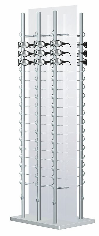 PG 6 Präsenter, 108 Brillen, verschließbar, mit LED