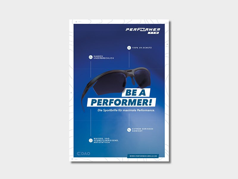 PERFORMER TTR Poster, Motiv Fassung, DIN A1