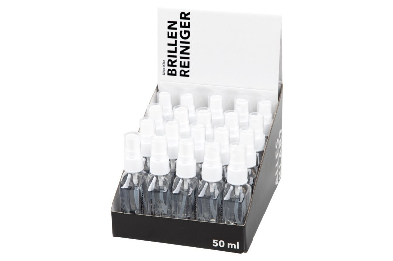 Ultra Klar Vibe Brillenspray, Display 20 x 50 ml