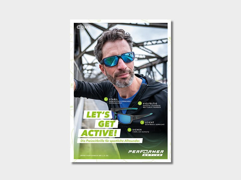 PERFORMER ACTIVE Poster, Motiv Niko, DIN A1