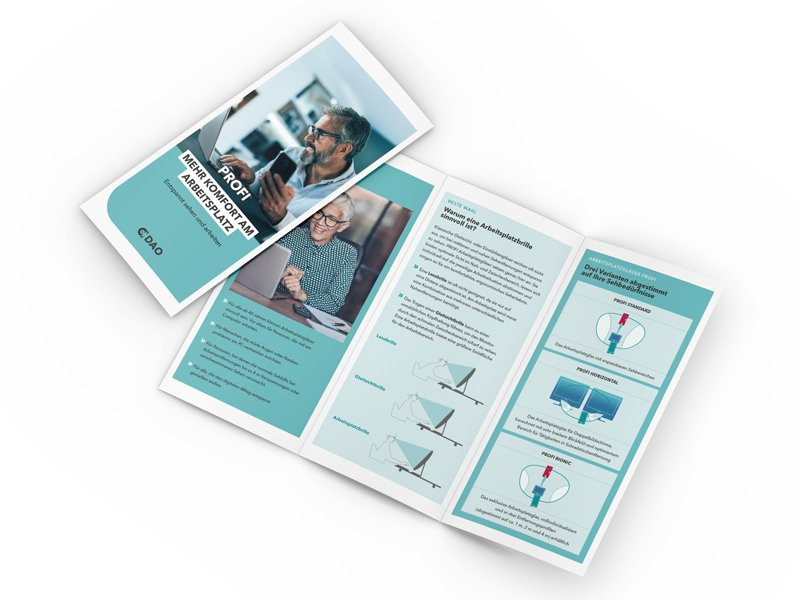 Kundenflyer, PROFI Arbeitsplatzgläser