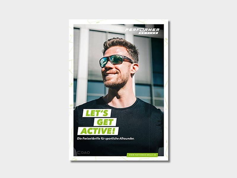 PERFORMER ACTIVE Poster, Motiv Daniel, DIN A1