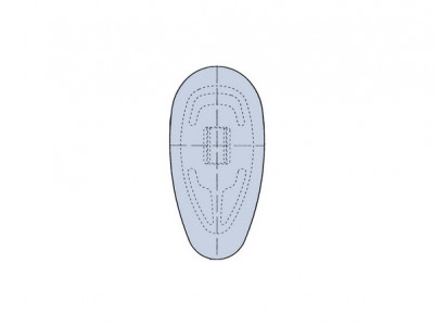 Tropfen, 19,0 mm, Click, Silikon QualityPad Tropfen, 19,0 mm, Click, Silikon QualityPad